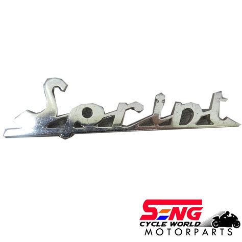 Vespa Sprint Logo Emblem Chrome Original Italy Lazada