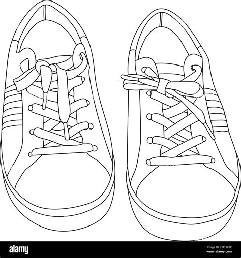 Disegno Di Sneakers Da Colorare Disegni Da Colorare E Off