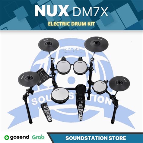 Jual NUX DM7X Electric Drum Kit Digital Elektrik Set DM 7X Shopee