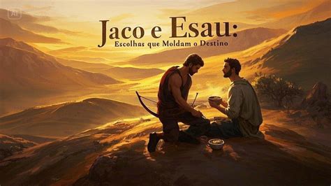 O Que Aprendemos Com Esaú E Jacó - ESTUDO BÍBLICOS: Estudo e Meditação: A História de Jacó e Esaú