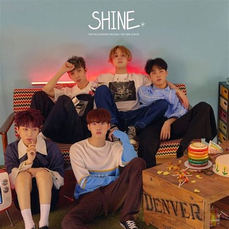 YESASIA SHINE Type A ALBUM DVD 初回限定版 日本版 鐳射唱片 Pentagon 日語