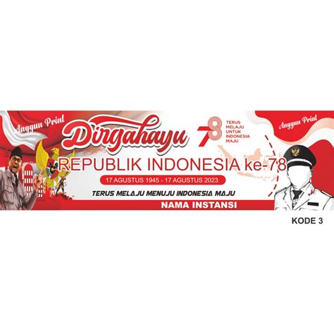 Jual Promo Hut Ri Cetak Mmt Banner Spanduk Backdrop Hut Ri Ke 78spanduk