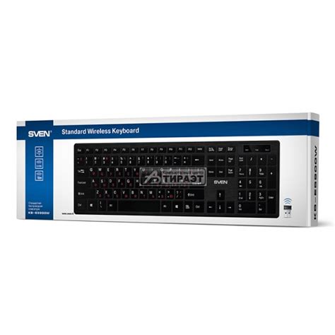 Keyboard Sven Kb E W Wireles Usb Black