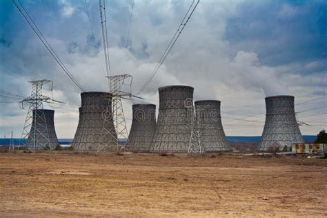 Cooling Tower of Nuclear Power Plant Stock Photo - Image of nuclear ...