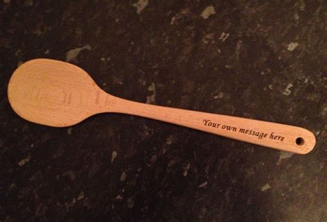 Personalised Engraved Wooden Spoon Losers Award