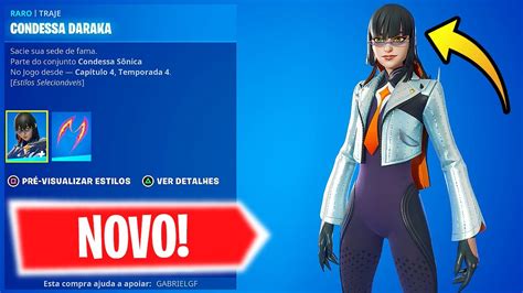 Nova Skin Condessa Daraka Loja De Hoje Fortnite Loja De