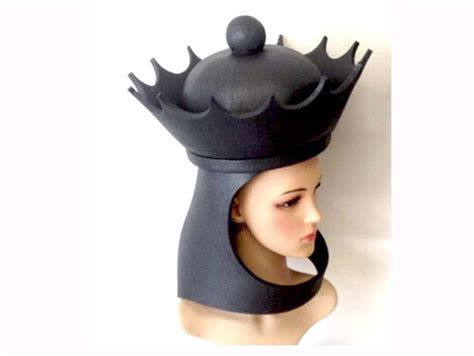 Chess Queen Costume Hat Adult Black N White Halloween Party Etsy