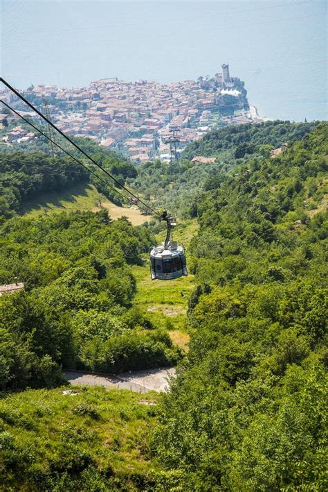 Cable Car from Malcesine Up To the Summit of Monte Baldo in Italy ...