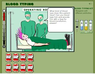 Dream Nurse Travel: Blood Typing Game