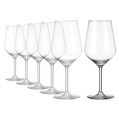 Coffret de 6 verres à vin Carré 380 ml Royal Leerdam KitchenShop