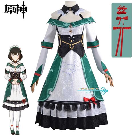 Anime Costumes Jeu Genshin Impact Anime Cos Katheryne Cosplay Vient