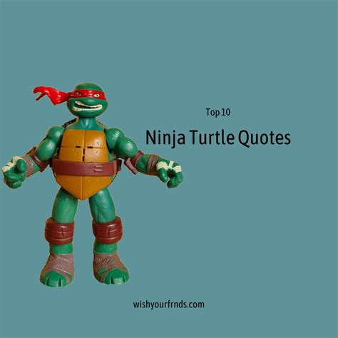 Top #10 Ninja Turtle Quotes - Wish Your Friends