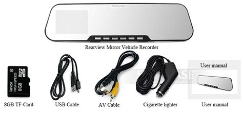 Rearview Mirror Vehicle Traveling Data Recorder Инструкция ...