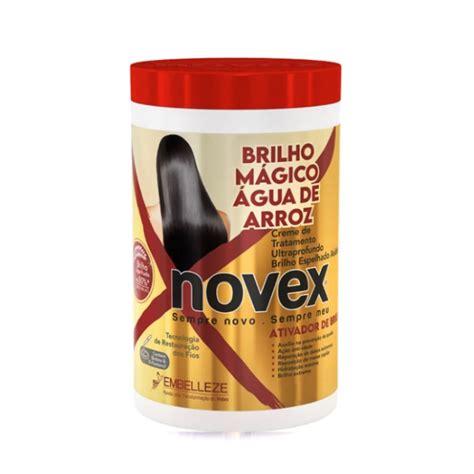 Novex Tratamiento Capilar Brilho Magico Agua De Arroz 400Gr Farmadon