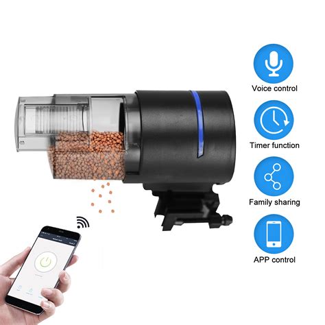 Lychee Wifi Programmable Automatic Fish Food Vacation Feeder With App