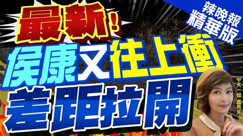 【盧秀芳辣晚報】美麗島最新民調 賴蕭40 1 侯康31 6 柯盈14 8 墊底 最新 侯康又往上衝 差距拉開 中天新聞ctinews精華版 Youtube