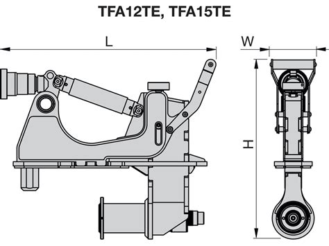 TFA12TISTD 12 Metric Ton Integral Hydraulic Wind Turbine Flange