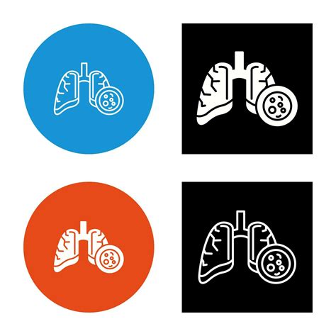 Lung Cancer Vector Icon 33084025 Vector Art At Vecteezy