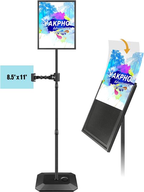 Qwork Poster Stand 2 Pack Double Sided Signage Stand