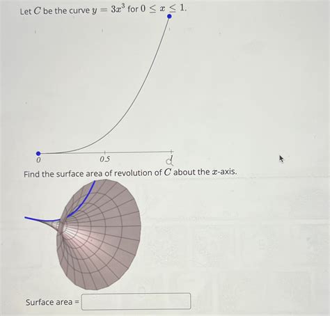 Solved Let C Be The Curve Y X For X Find The Surface Chegg