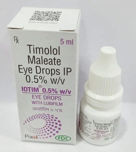 Timolol Maleate Solution, 5 ml at Rs 80/piece in Nagpur | ID: 2851865660455