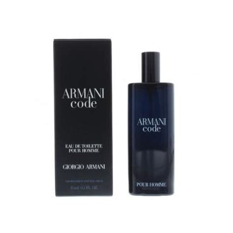 Giorgio Armani Code Edt For Men 15ml Miniature Spray Branded