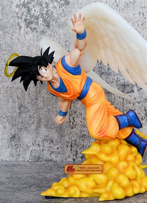 Anime Dragon Ball Z Angel Son Goku Waving Fly Pvc Action Figure Statue