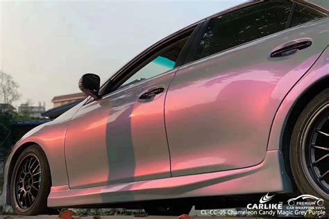 Carlike Cl Cc 05 Chameleon Candy Magic Grey Purple Vinyl For Car Wrap