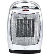 Portable Electric Space Heater W W Ceramic Room Heater With Tip