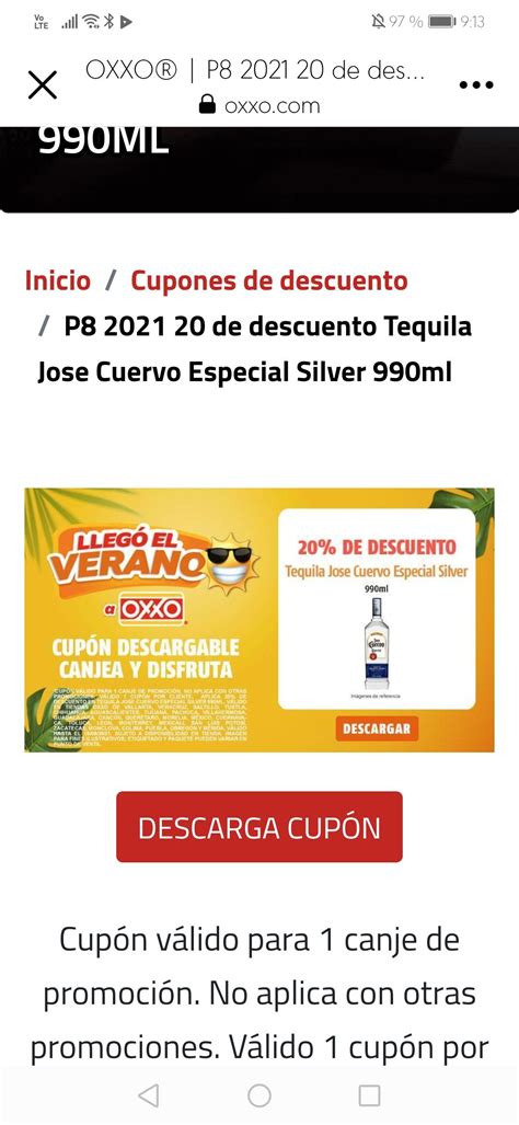 Oxxo Cup N Descuento Para Tequila Plata Especial Jos Cuervo Ml