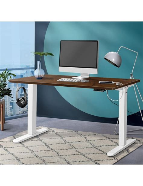 Oikiture Standing Desk Electric Height Adjustable Motorised Sit Stand