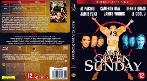 Any Given Sunday Directors Edition Blu Ray Cover 1999 R2 Dutch