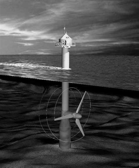 Seaflow A Horizontal Axis Tidal Energy Device Illustration Reproduced