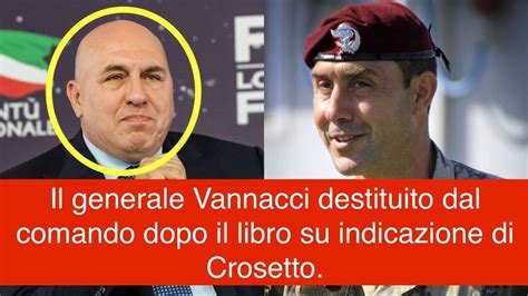 Il Generale Vannacci Destituito Dal Comando Dopo Il Libro Su