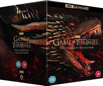 Game Of Thrones, The Complete Collection Box Set - Blu-Ray 4K Ultra HD ...