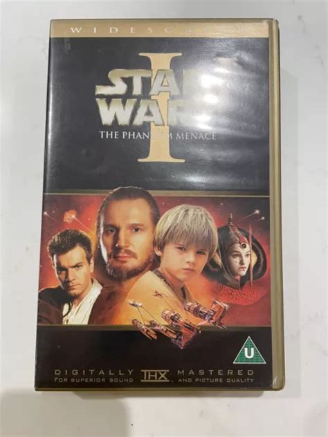 Star Wars Episode The Phantom Menace Widescreen Vhs Ewan