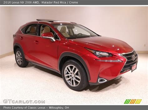 Matador Red Mica Lexus Nx T Awd Creme Interior Gtcarlot