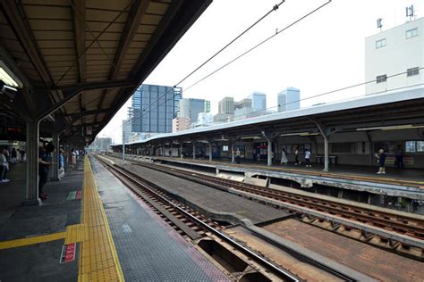 Jr京橋駅 大阪環状線初：3・4番のりばに「可動式ホーム柵（ホームドア）」を設置 2019年7月12日の状況 陽は西から昇る！ 関西の