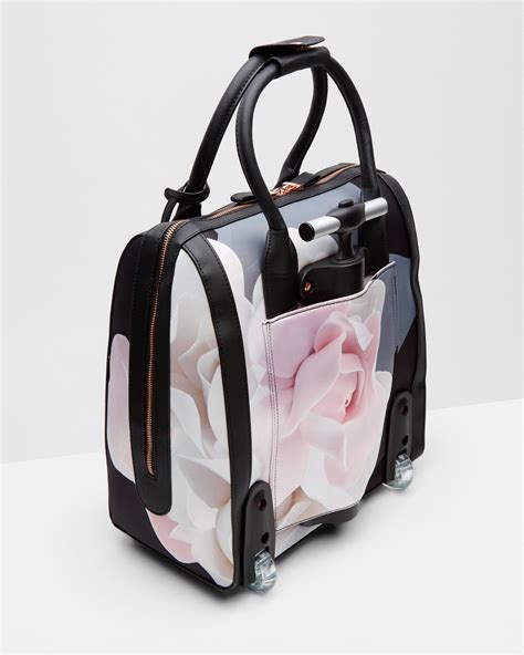 Ted Baker Porcelain Rose Travel Bag In Black Lyst