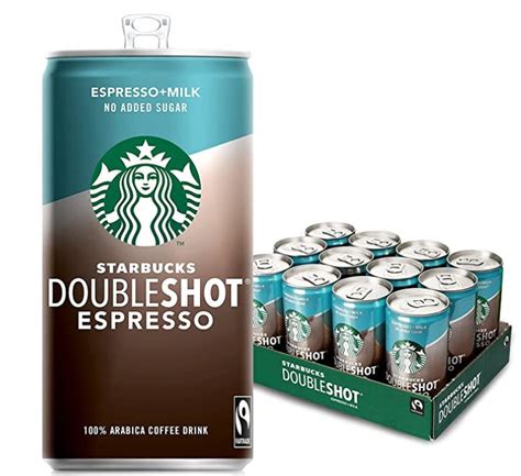 Starbucks Doubleshot Espresso No Added Sugar Iced Coffee Drink 200ml