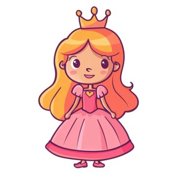 Princesse De Dessin Animé De Personnage De Griffonnage PNG Princesse