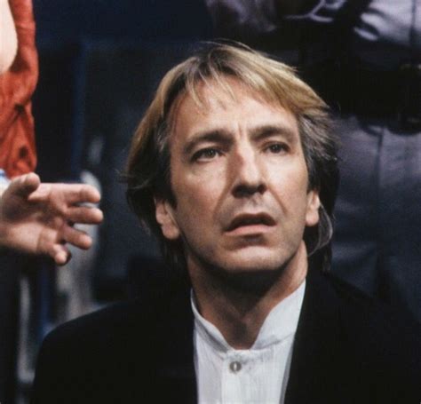 Alan Rickman Always Hans Gruber Alan Rickman Severus Snape Becoming