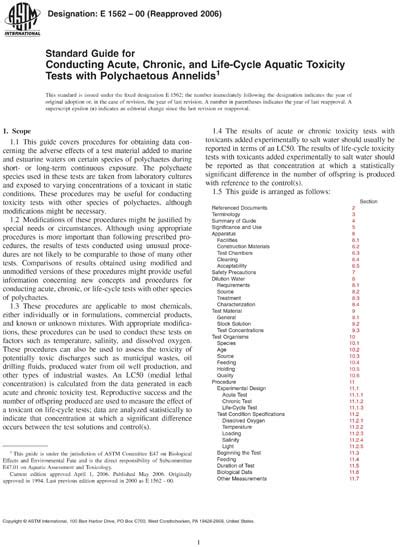 Astm E A Standard Guide For Conducting Life Cycle Toxicity Hot Sex