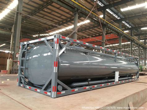 Wholesale 40ft Chemical Tank Container Isotank Steel Lined Lldpe For