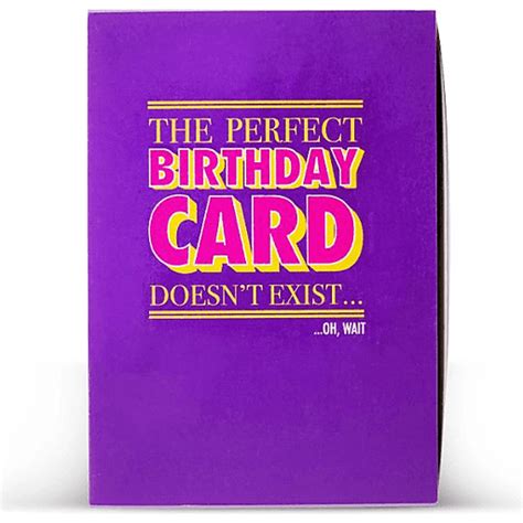 The Perfect Birthday Card (EACH) | Gift Bags & Greeting Cards | BevMo