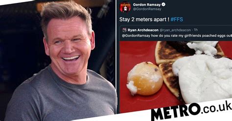 Gordon Ramsay Is Back To Rating Food After Hitting Back At Critics Metro News