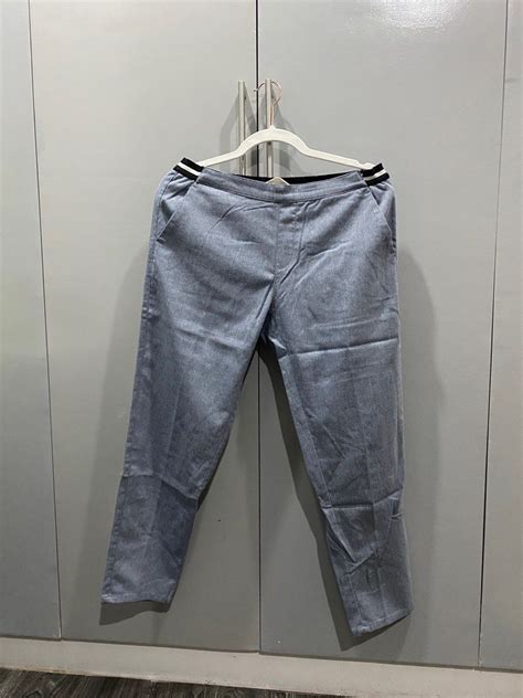 Womenswear Blue Khaki Pants, Women's Fashion, Bottoms, Other Bottoms on ...