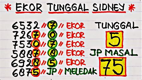 PREDIKSI SIDNEY 3 MARET 2024 RUMUS EKOR JITU SIDNEY HARI INI TUNGGAL