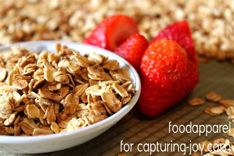 Easy 5 Ingredient Vanilla Granola Capturing Joy With Kristen Duke