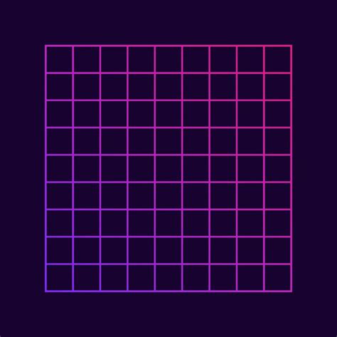 Geometric Neon Grid Pattern. Glitch Effect. Futuristic Abstract ...